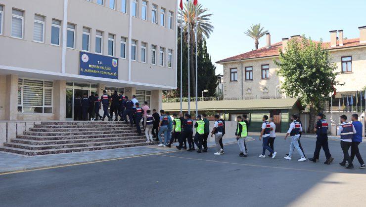 Mersin Merkezli Operasyonda 22 Şüpheli Gözaltına Alındı