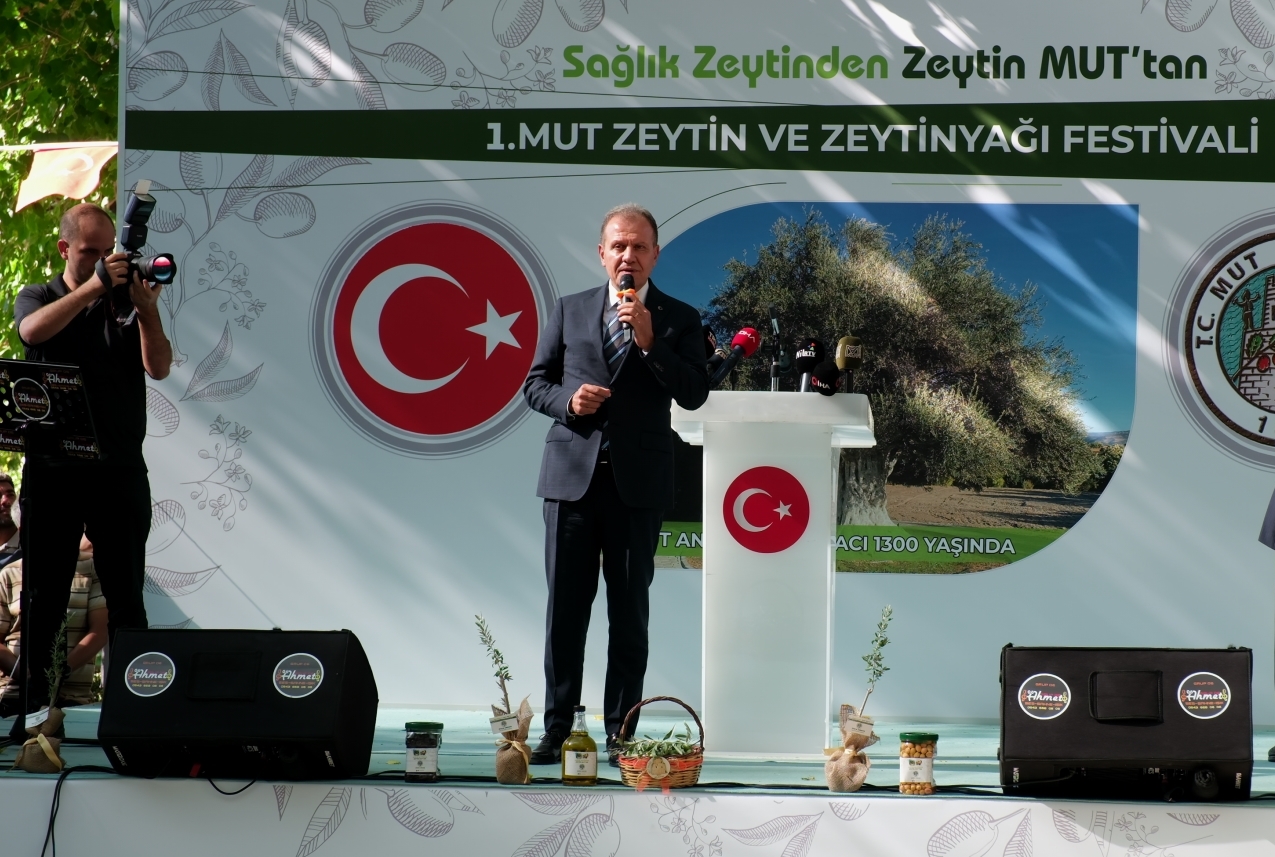 Mersin'de İlk Mut Zeytin ve Zeytinyağı Festivali Coşkuyla Başladı