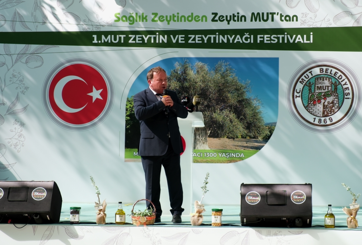 Mersin'de İlk Mut Zeytin ve Zeytinyağı Festivali Coşkuyla Başladı