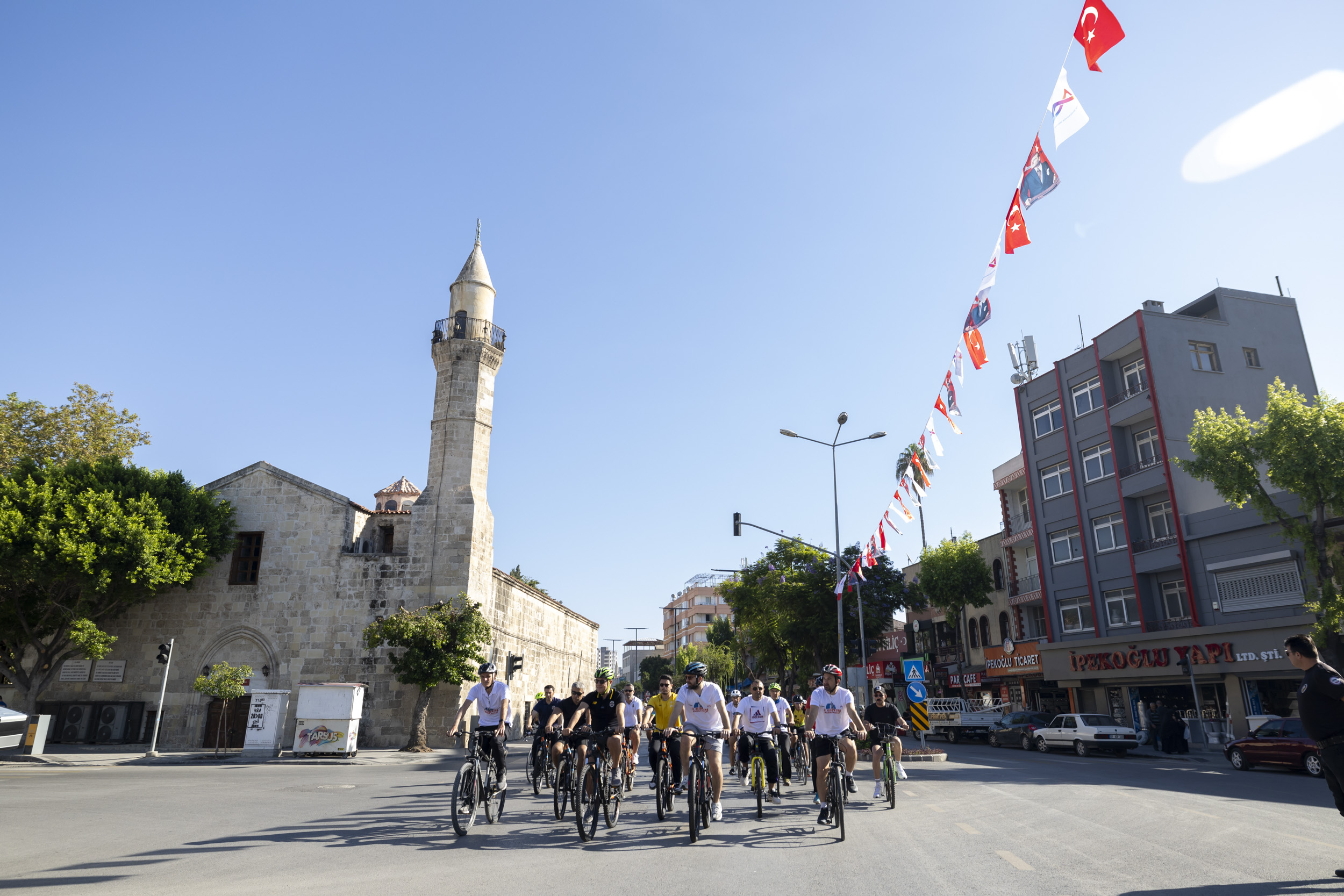 Mersin'de 3. Kleopatra Bisiklet Festivali Gerçekleşti